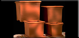 Square Footed Planters