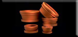 Bowl Vase Planters