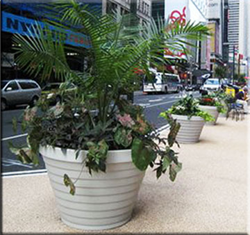 New York Times Square Pedestrian Plaza Planters