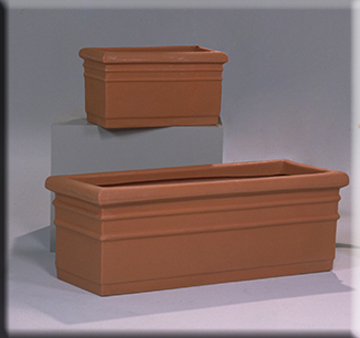 traditional rectangular planters